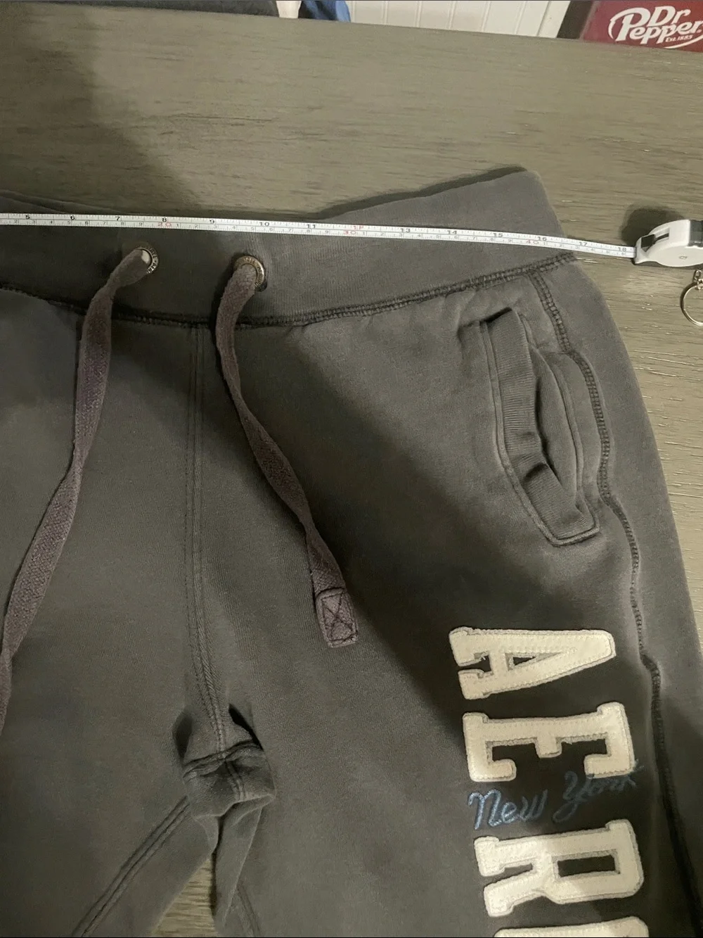 Men's Charcoal Gray Aeropostale size Small Sweatpants